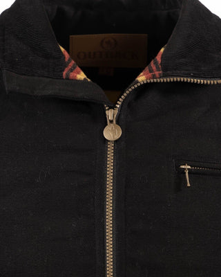 Outback Trading Men’s Sawbuck Vest – Style 29824 Black - Cowboy SwaggerOutback Trading Men’s Sawbuck Vest – Style 29824 Black