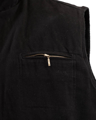 Outback Trading Men’s Sawbuck Vest – Style 29824 Black - Cowboy SwaggerOutback Trading Men’s Sawbuck Vest – Style 29824 Black