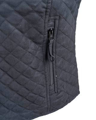 Outback Trading Women’s Grand Prix Quilted Vest – Black - Cowboy SwaggerOutback Trading Women’s Grand Prix Quilted Vest – Black