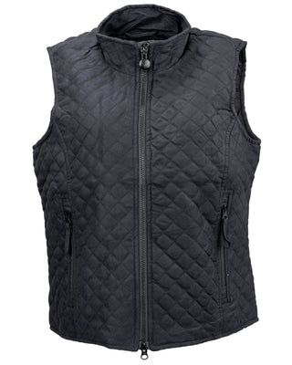 Outback Trading Women’s Grand Prix Quilted Vest – Black - Cowboy SwaggerOutback Trading Women’s Grand Prix Quilted Vest – Black