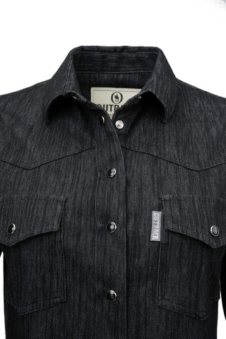 Outback Trading Women’s Kat Shirt – Style 42246 Black - Cowboy SwaggerOutback Trading Women’s Kat Shirt – Style 42246 Black