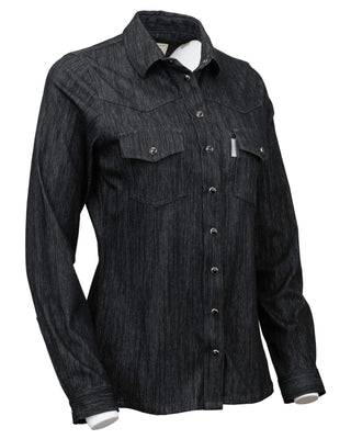 Outback Trading Women’s Kat Shirt – Style 42246 Black - Cowboy SwaggerOutback Trading Women’s Kat Shirt – Style 42246 Black
