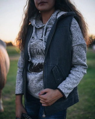 Outback Womens Heidi Vest Nickel Grey - Cowboy SwaggerOutback Womens Heidi Vest Nickel GreyVest