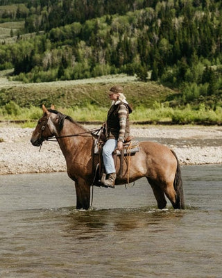 Outback Women's Heidi Wax Cotton Vest Bronze - Cowboy SwaggerOutback Women's Heidi Wax Cotton Vest BronzeVest