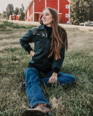 Outback Women's Maddie Jacket Navy - Cowboy SwaggerOutback Women's Maddie Jacket Navy