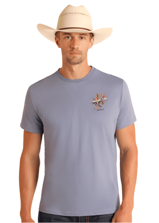 Panhandle Slim Men’s Indigo Graphic Tee - Cowboy SwaggerPanhandle Slim Men’s Indigo Graphic Tee