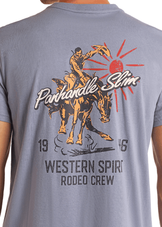Panhandle Slim Men’s Indigo Graphic Tee - Cowboy SwaggerPanhandle Slim Men’s Indigo Graphic Tee