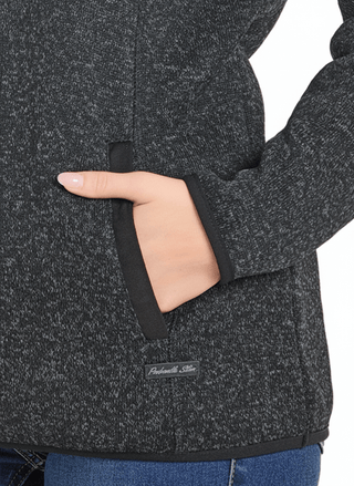 Panhandle Slim Women’s Black Melange Western Pullover - Cowboy SwaggerPanhandle Slim Women’s Black Melange Western Pullover