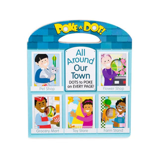 Poke - a - Dot®: Around the Town Interactive Board Book - Cowboy SwaggerPoke - a - Dot®: Around the Town Interactive Board Book