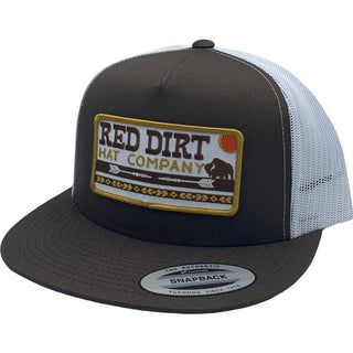 Red Dirt Hat Co Arrows Patch Snapback – Brown/White Mesh Flat Bill Cap | RDHC - 165 - Cowboy SwaggerRed Dirt Hat Co Arrows Patch Snapback – Brown/White Mesh Flat Bill Cap | RDHC - 165