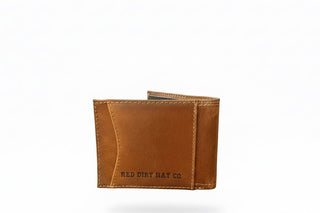 Red Dirt Hat Co Square Cross Leather Bifold Wallet – Tan Western Wallet - Cowboy SwaggerRed Dirt Hat Co Square Cross Leather Bifold Wallet – Tan Western Wallet