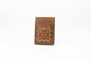 Red Dirt Hat Co Square Cross Leather Money Clip Card Case Wallet - Cowboy SwaggerRed Dirt Hat Co Square Cross Leather Money Clip Card Case Wallet