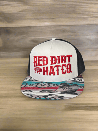 Red Dirt Hat Company Aztec Cap White - Cowboy SwaggerRed Dirt Hat Company Aztec Cap White