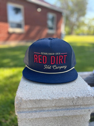 Red Dirt Hat Company Papa Cap in Navy - Cowboy SwaggerRed Dirt Hat Company Papa Cap in Navy