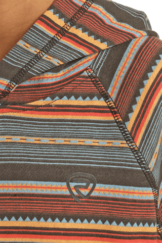 Rock and Roll Boy's Blue Striped Hoodie - Cowboy SwaggerRock and Roll Boy's Blue Striped HoodieBoys