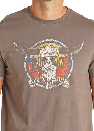 Rock & Roll Charcoal Dale Graphic Tee - Cowboy SwaggerRock & Roll Charcoal Dale Graphic Tee