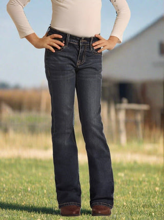 Rock & Roll Girl’s Mid Rise Extra Stretch Bootcut Jean - Cowboy SwaggerRock & Roll Girl’s Mid Rise Extra Stretch Bootcut JeanGirls