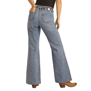Rock & Roll Women's Light Vintage Flare Jeans - Cowboy SwaggerRock & Roll Women's Light Vintage Flare JeansPants