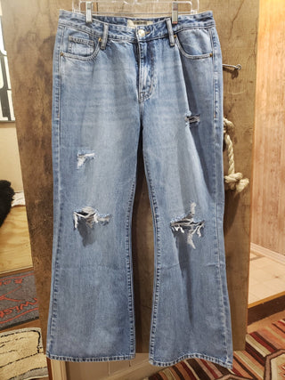 Rock & Roll Women's Light Vintage Flare Jeans - Cowboy SwaggerRock & Roll Women's Light Vintage Flare JeansPants