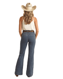 Rock & Roll Women's Welt Pocket Trouser - Cowboy SwaggerRock & Roll Women's Welt Pocket TrouserPants