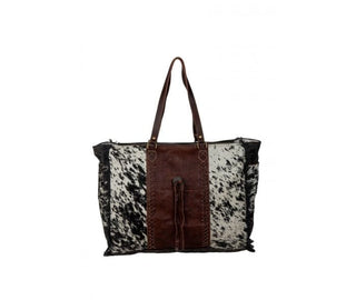 Rosalinda Cross Stitched Weekender Bag - Cowboy SwaggerRosalinda Cross Stitched Weekender Bag