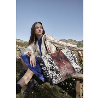 Rosalinda Cross Stitched Weekender Bag - Cowboy SwaggerRosalinda Cross Stitched Weekender Bag