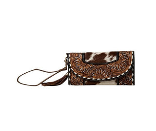 Sandstone Trail Hand Tooled Wristlet - Cowboy SwaggerSandstone Trail Hand Tooled Wristlet