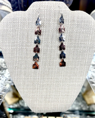 Silver Strike Ladies Linked Ear Tag “Howdy” Earrings – Western Cow Tag Dangle Jewelry - Cowboy SwaggerSilver Strike Ladies Linked Ear Tag “Howdy” Earrings – Western Cow Tag Dangle Jewelry