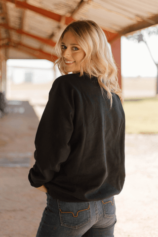 Sterling Kreek Blue Roan Crewneck Pullover – Women’s Western Aztec Sweatshirt - Cowboy SwaggerSterling Kreek Blue Roan Crewneck Pullover – Women’s Western Aztec Sweatshirt