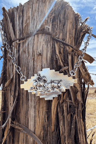Sterling Kreek Calf Roper Necklace - Cowboy SwaggerSterling Kreek Calf Roper Necklace