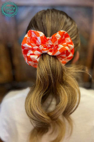 Sterling Kreek Checkered Pep Rally Scrunchies - Cowboy SwaggerSterling Kreek Checkered Pep Rally ScrunchiesAccesories