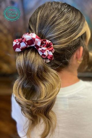 Sterling Kreek Checkered Pep Rally Scrunchies - Cowboy SwaggerSterling Kreek Checkered Pep Rally ScrunchiesAccesories