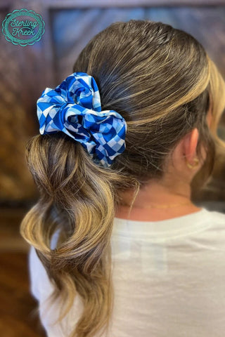 Sterling Kreek Checkered Pep Rally Scrunchies - Cowboy SwaggerSterling Kreek Checkered Pep Rally ScrunchiesAccesories