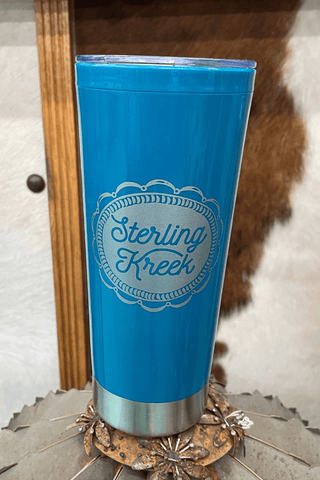 Sterling Kreek Cowpoke Canteen Tumbler Turquoise - Cowboy SwaggerSterling Kreek Cowpoke Canteen Tumbler Turquoise