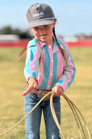Sterling Kreek Girls “I Always Wanted To” Western Snap Shirt – Pink BrushPopper Vintage Style - Cowboy SwaggerSterling Kreek Girls “I Always Wanted To” Western Snap Shirt – Pink BrushPopper Vintage Style