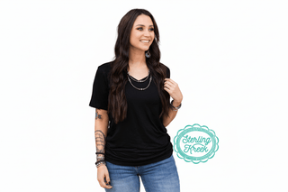 Sterling Kreek Simple Tee Black - Cowboy SwaggerSterling Kreek Simple Tee Black