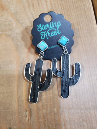 Sterling Kreek Stick Together Black Earrings - Cowboy SwaggerSterling Kreek Stick Together Black EarringsEarrings