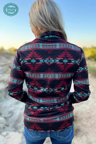 Sterling Kreek The Crimson Valley Pullover - Cowboy SwaggerSterling Kreek The Crimson Valley Pullover