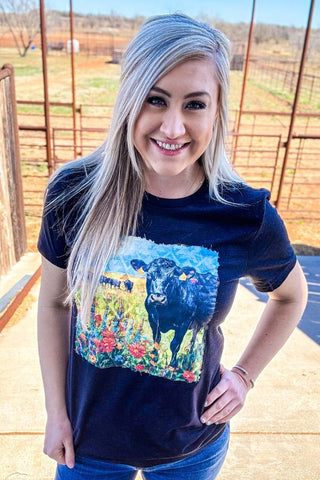 Sterling Kreek Women’s In the Fields Tee - Cowboy SwaggerSterling Kreek Women’s In the Fields Tee