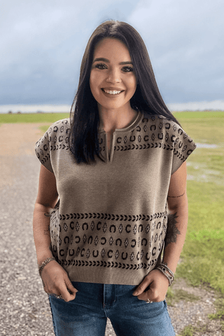 Sterling Kreek Women’s Lucky Days Sweater Top - Cowboy SwaggerSterling Kreek Women’s Lucky Days Sweater TopWomen's Tops