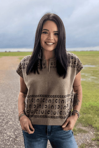 Sterling Kreek Women’s Lucky Days Sweater Top - Cowboy SwaggerSterling Kreek Women’s Lucky Days Sweater TopWomen's Tops