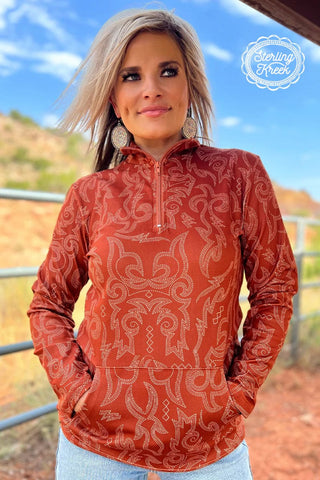 Sterling Kreek Women’s The Rustic Ranch Pullover - Cowboy SwaggerSterling Kreek Women’s The Rustic Ranch PulloverShirts & Tops