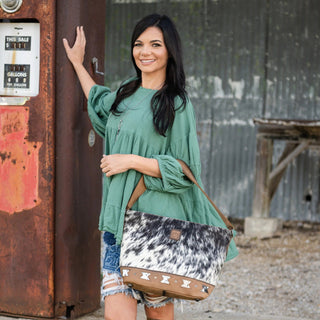 STS Ranch Handbags STS Roswell Cowhide Tully Purse
