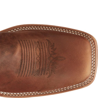 Tony Lama Avett Honey Brown Goat Boot Wide Square Toe - Cowboy SwaggerTony Lama Avett Honey Brown Goat Boot Wide Square ToeBoots