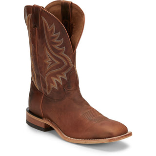 Tony Lama Avett Honey Brown Goat Boot Wide Square Toe - Cowboy SwaggerTony Lama Avett Honey Brown Goat Boot Wide Square ToeBoots