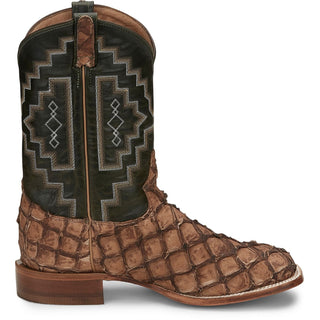 Tony Lama Leviathan Chocolate Pirarucu Boot – Wide Square Toe - Cowboy SwaggerTony Lama Leviathan Chocolate Pirarucu Boot – Wide Square ToeBoots