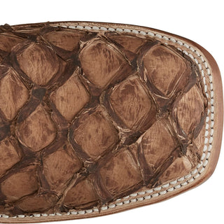 Tony Lama Leviathan Chocolate Pirarucu Boot – Wide Square Toe - Cowboy SwaggerTony Lama Leviathan Chocolate Pirarucu Boot – Wide Square ToeBoots