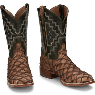 Tony Lama Leviathan Chocolate Pirarucu Boot – Wide Square Toe - Cowboy SwaggerTony Lama Leviathan Chocolate Pirarucu Boot – Wide Square ToeBoots