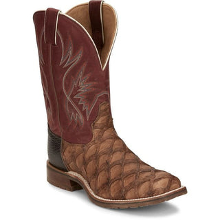 Tony Lama Mens Prescott Chocolate Pirarucu - Cowboy SwaggerTony Lama Mens Prescott Chocolate PirarucuBoots