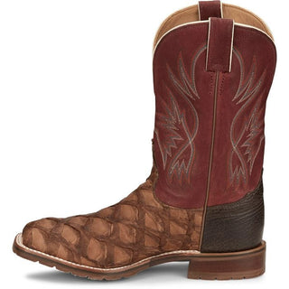 Tony Lama Mens Prescott Chocolate Pirarucu - Cowboy SwaggerTony Lama Mens Prescott Chocolate PirarucuBoots